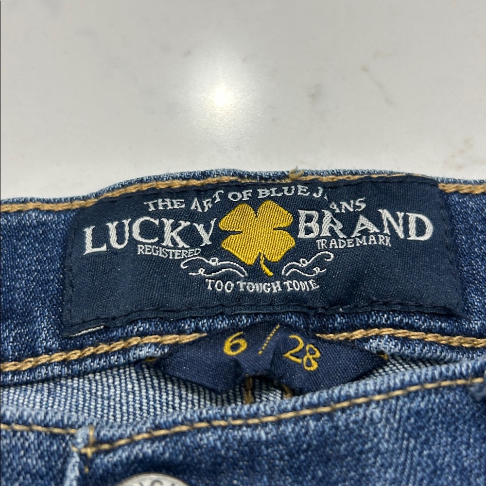 Lucky Sweet Straight Stretch Denim Jeans - Picture 7 of 10